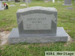 Sarah Alyce Weems