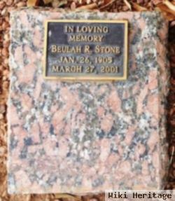 Beulah R Stone