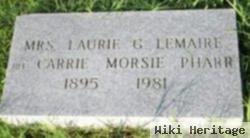 Mrs Carrie Morsie Pharr Lemaire