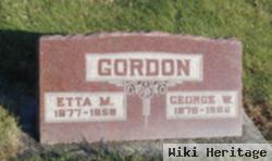 Etta M Gordon