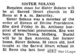 Sr Mary Solano Molberg