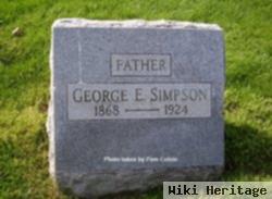 George E Simpson