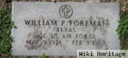 William P Foreman