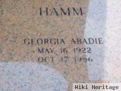 Georgia Abadie Hamm