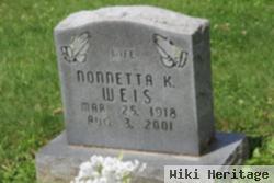 Nonnetta Katherine Leach Weis