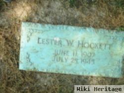 Lester W Hockett