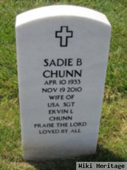 Sadie B Chunn