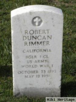 Robert Duncan Rimmer