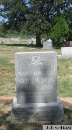 Mary Ann Phariss Cox