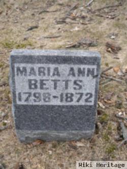 Maria Ann Mather Betts