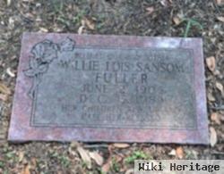 Willie Lois Sansom Fuller