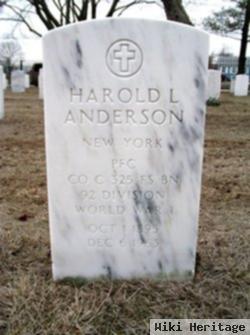 Harold L Anderson