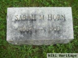 Sarah M Horn