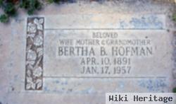 Bertha B Grehm Hofman