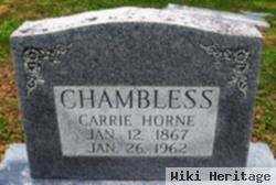 Carrie Irene Horne Chambless