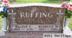 Walter C Ruffing