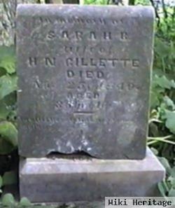 Sarah B. Wilson Gillette