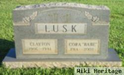 Cora "babe" Ridlehuber Lusk