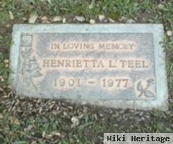 Henrietta Louise Mcardle Teel