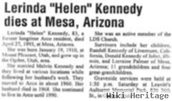 Lerinda "helen" Peterson Kennedy