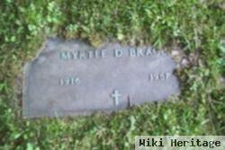 Myrtle D Brace