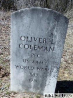 Oliver L Coleman