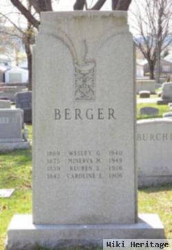 Reuben S Berger