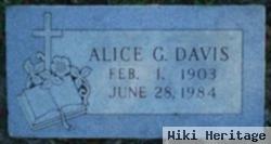 Alice G Davis