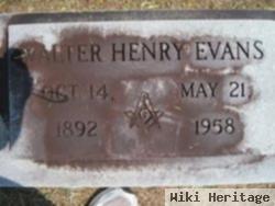 Walter Henry Evans