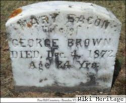 Mary Bacon Brown