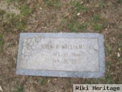 John R Williams, Jr