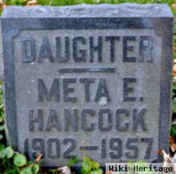 Meta E. Hancock