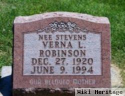 Verna L. Stevens Robinson