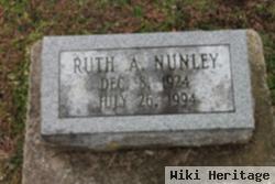 Ruth A Nunley