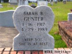 Sarah B Gunter