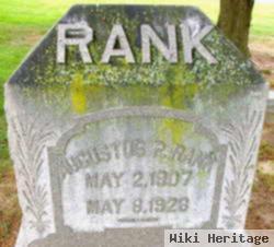 Augustus P Rank