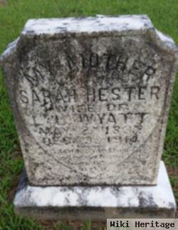 Sarah Hester Shackleford Wyatt