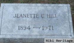 Jeanette C Hill