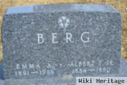 Albert T Berg, Sr