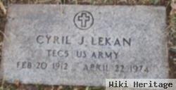 Cyril J "cy" Lekan