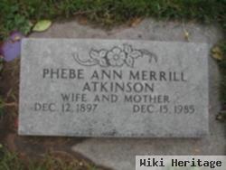 Phoebe Ann Merrill Atkinson