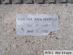 Martha Ann Hanser