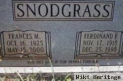 Ferdinand F Snodgrass