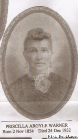 Priscilla Argyle Warner