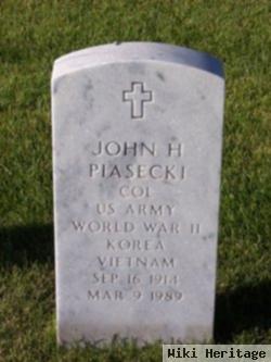 John H Piasecki