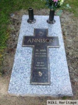 M Ann Annison