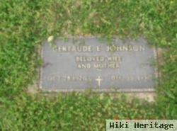 Gertrude E Johnson