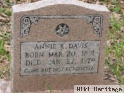 Annie K Davis