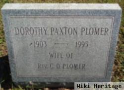 Dorothy Paxton Plomer