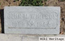 John M Whitson